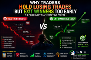 Why traders hold losing trades but exit winners too early - trading psychology