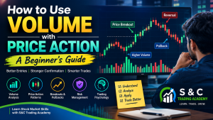 How to use volume with price action in stock market trading