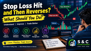 Stop loss hit and then reverses in stock market trading